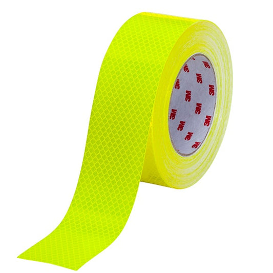 3m Fluorescent Yellow Green Tape 50mm x 15m