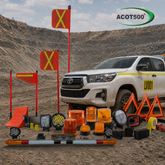 ACOT500 exhibiting at Automechanika Frankfurt 2026 showcasing vehicle safety products and LED warning solutions.