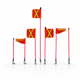 SAFETY FLAG POLES