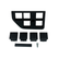 ACOT500 Toyota Hilux SR & Workmate 2026+ 5 switch panel bracket for mounting aftermarket accessory switches.