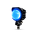 ACOT500 blue LED forklift spot light projecting a safety warning beam for warehouses, factories and industrial workplaces.