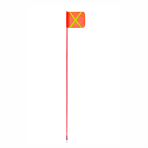 Safety Flag 1.8m with Red LED Light and Square Flag – ACOT500