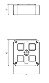 Programmable mini controller for LED traffic arrow boards and warning light systems