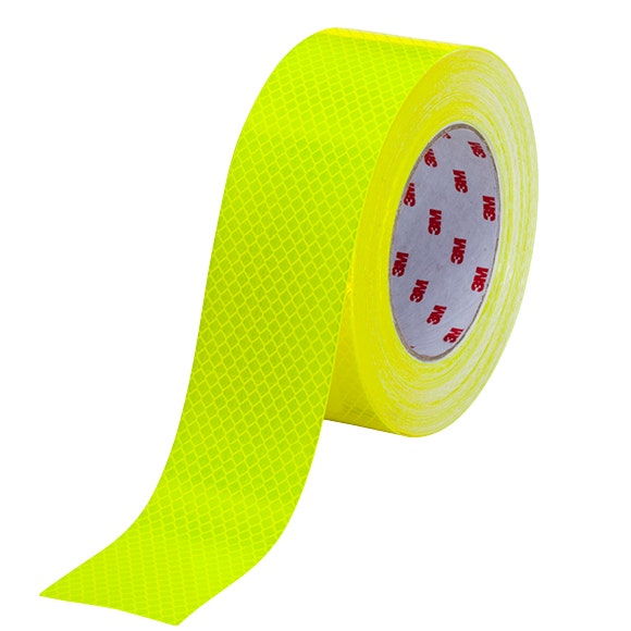 3M Diamond Grade fluorescent yellow green reflective tape 75mm x 45.7m