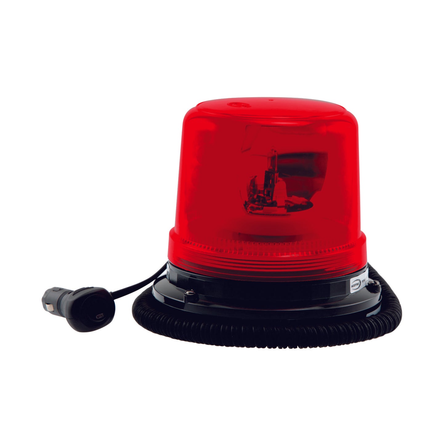 Red Halogen Rotating Beacon Magnetic